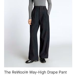 Everlane ReWool Way-High Drape Pant